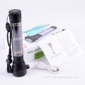 Multifunctional Solar Flashlight Torch With Safety Hammer